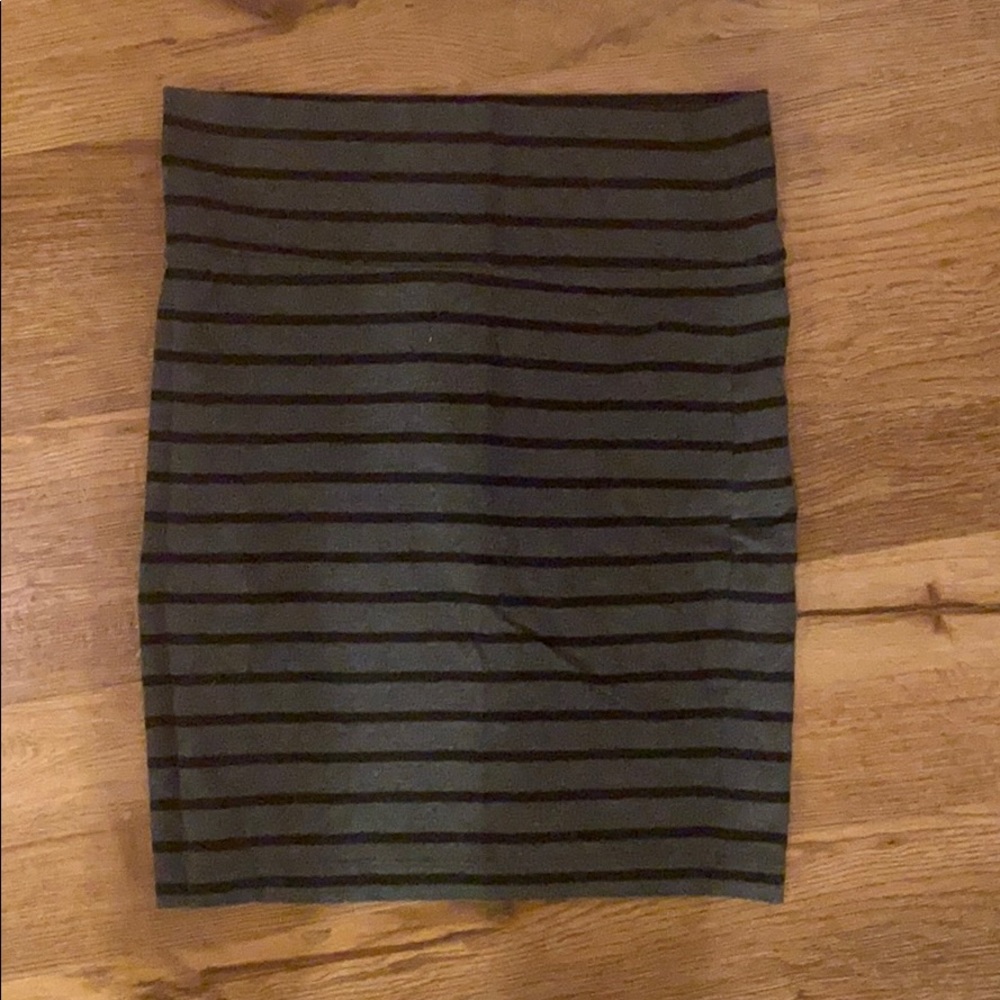 Mini skirt.